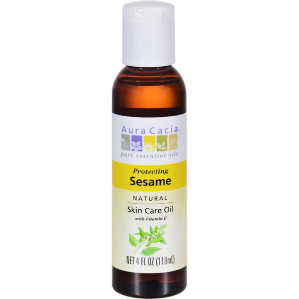 Aura Cacia Natural Skin Care Oil Sesame 4 Fl Oz