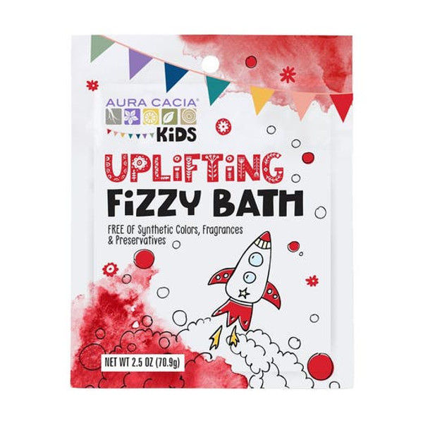 Aura Cacia Uplifting Fizzy Bath For Kids 2.5 Oz