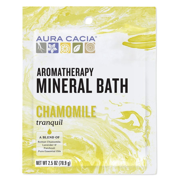 Aura Cacia Refreshing Peppermint Aromatherapy Mineral Bath, 2.5Oz