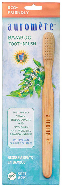 Auromere Bamboo Toothbrush - Eco Friendly 1 Ct