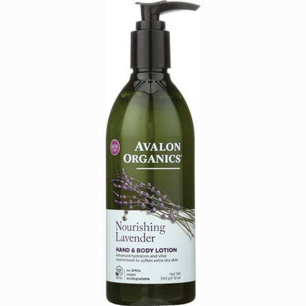 Avalon Organics Lavender Hand And Body Lotion 12 Fl Oz