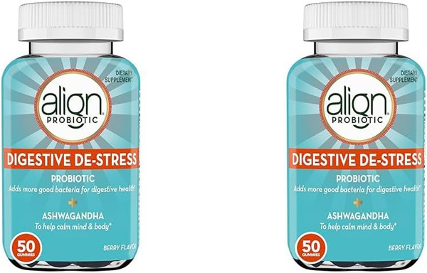 Align Probiotic, Digestive De-Stress, Probiotic  50 Gummies