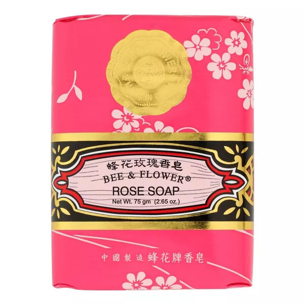 Bee & Flower Rose Bar Soap, 2.65 Oz
