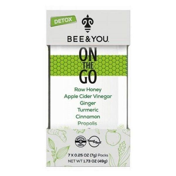 Bee&You On The Go Apple Cider Vinegar-Ginger-Turmeric-Raw Honey-Propolis 1.73 Oz