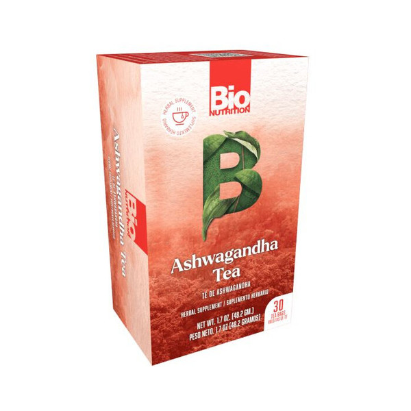 Bio Nutrition Ashwagandha Tea, 30 Bags-1.72Oz