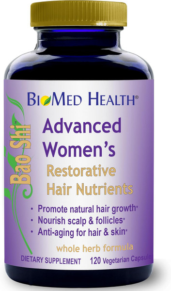 Biomed Health Advanced Womens Restorative Hair Nutrients, 120 Ea