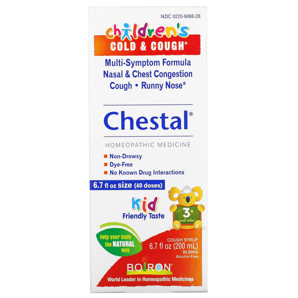 Boiron Chestal Adult Cold And Cough Syrup For Nasal 6.7 Fl Oz