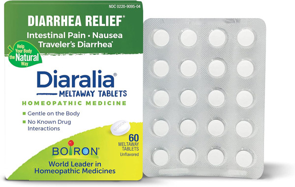 Boiron Diaralia Tablets For Diarrhea Relief Of Gas 60 Ct