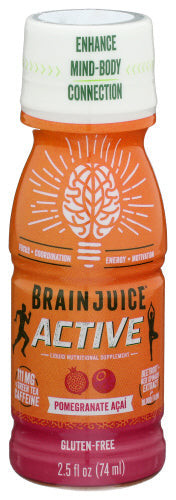 Brain Juice Active Pomegranate Acai, 2.5 Oz