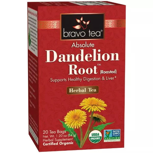 Bravo Teas & Herbs Dandelion Root Tea 20 Bags