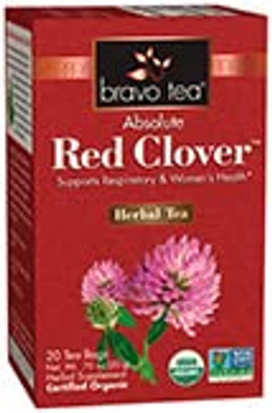 Bravo Tea Red Clover Herbal Tea 20 Bags
