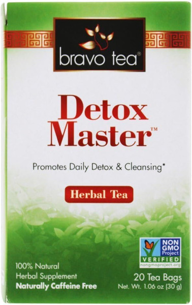 Bravo Tea Triple Detox Master Herbal Tea 20 Bags
