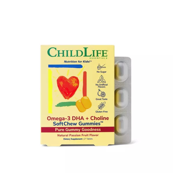 Childlife Essentials Omega 3 Dha Choline Gummies - 27Ct