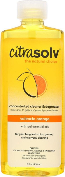 Citra Solv Concentrated Cleaner & Degreaser -Valencia Orange Scent 8 Fl Oz