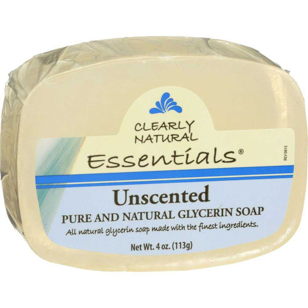 Clearly Natural Glycerine Bar Soap Unscented 4Oz