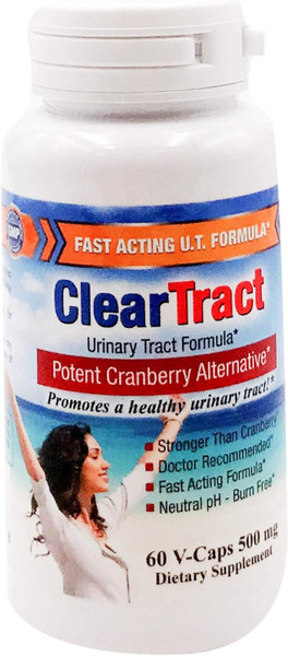 Clear Tract D-Mannose Urinary Tract Capsules - 60 Ct
