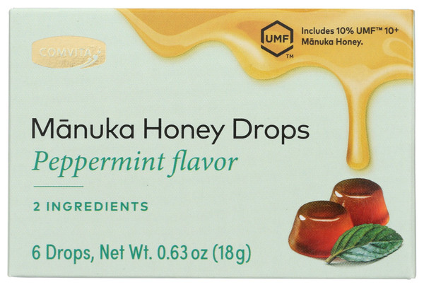 Comvita Manuka Honey Drops With Peppermint 0.63 Oz
