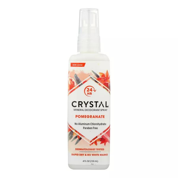 Crystal Pomegranate Mineral Deodorant Spray 4 Fl Oz