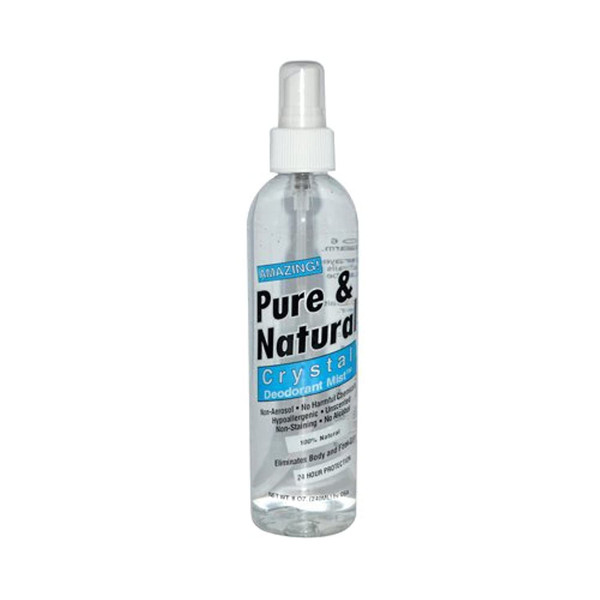 Thai Deodorant Stone Pure And Natural Crystal Mist 8 Oz