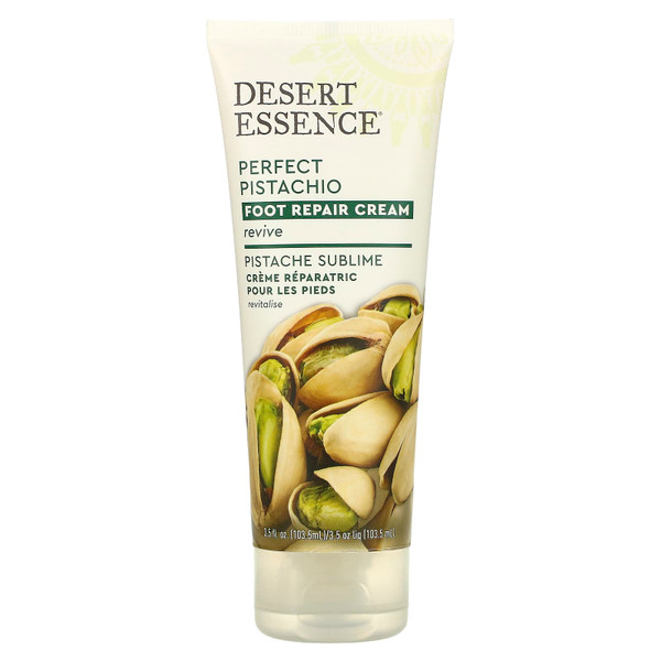 Desert Essence Organics Foot Repair Cream Perfect Pistachio 3.5 Fl Oz