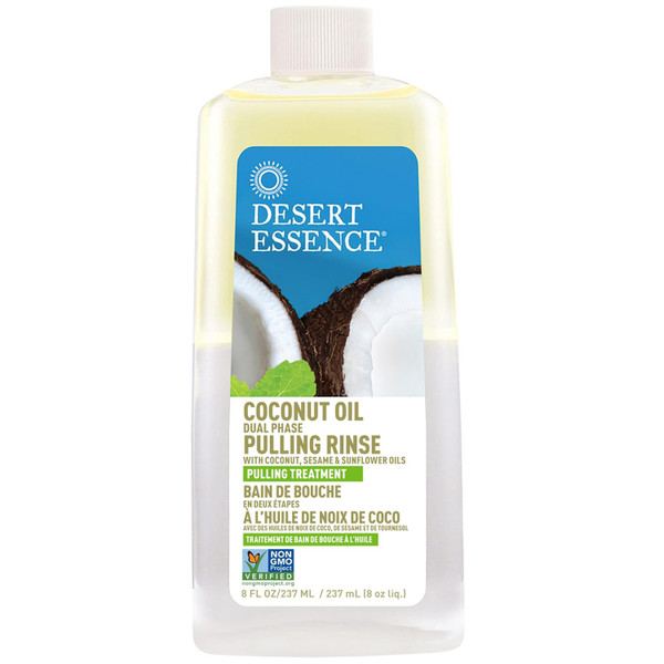 Desert Essence Coconut Oil Pulling Rinse 8 Fl Oz