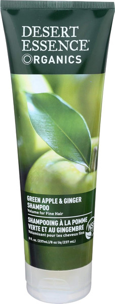 Desert Essence Organics Shampoo Green Apple And Ginger- 8 Fl Oz