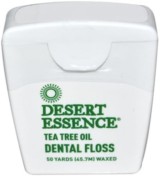 Desert Essence Dental Floss Tea Tree Oil 50 Yards