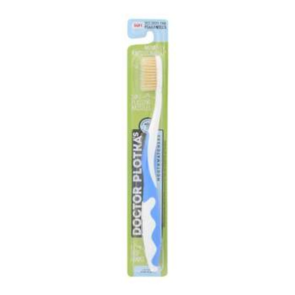 Doctor Plotke'S Adult Toothbrush Blue 1 Ct