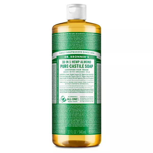 Dr. Bronner'S Hemp Almond Pure-Castile Soap - 32 Fl Oz