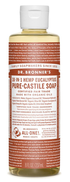 Dr. Bronner'S Hemp Eucalyptus Pure-Castile Soap - 8 Fl Oz