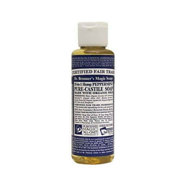 Dr. Bronner'S Hemp Peppermint Pure-Castile Soap - 4 Fl Oz