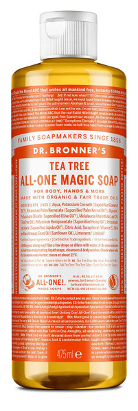 Dr. Bronner'S Hemp Tea Tree Pure-Castile Soap - 16 Fl Oz