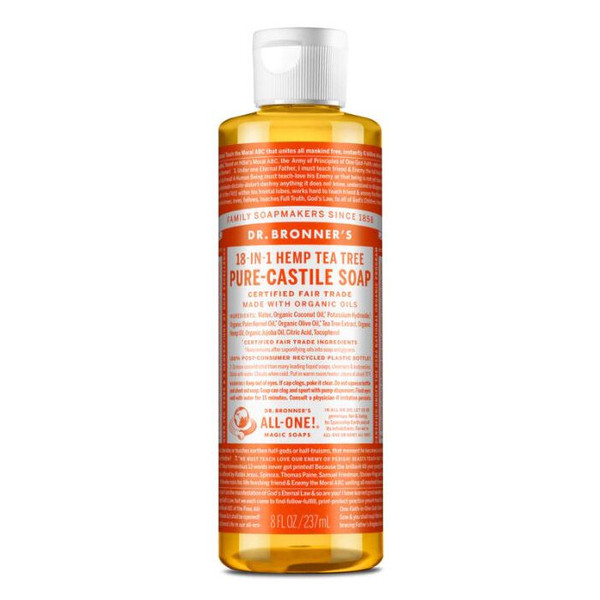 Dr. Bronner'S Hemp Tea Tree Pure-Castile Liquid Soap - 8 Fl Oz