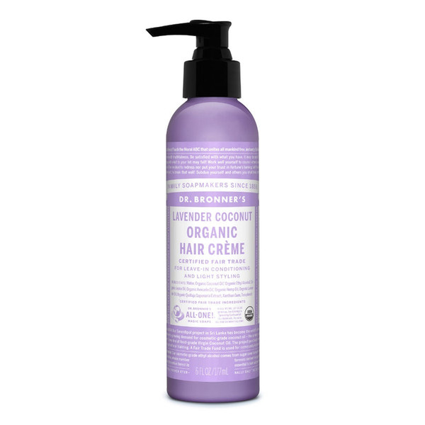 Dr. Bronner'S Lavender Coconut Organic Hair Creme - 6 Fl Oz