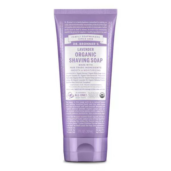 Dr. Bronner'S Lavender Organic Shaving Soap - 7 Fl Oz