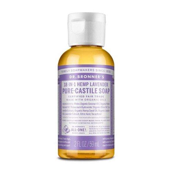 Dr. Bronner'S Lavender Hand Liquid Soap - 2 Fl Oz