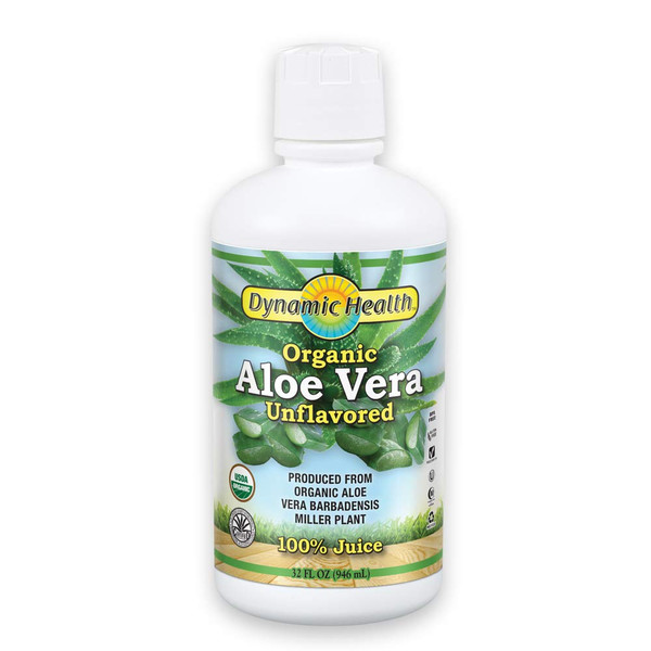 Dynamic Health Organic Aloe Vera Juice - 32 Fl Oz