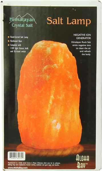 Himalayan Salt Crystal Lamp With Medium 10 Inches 1 Ea