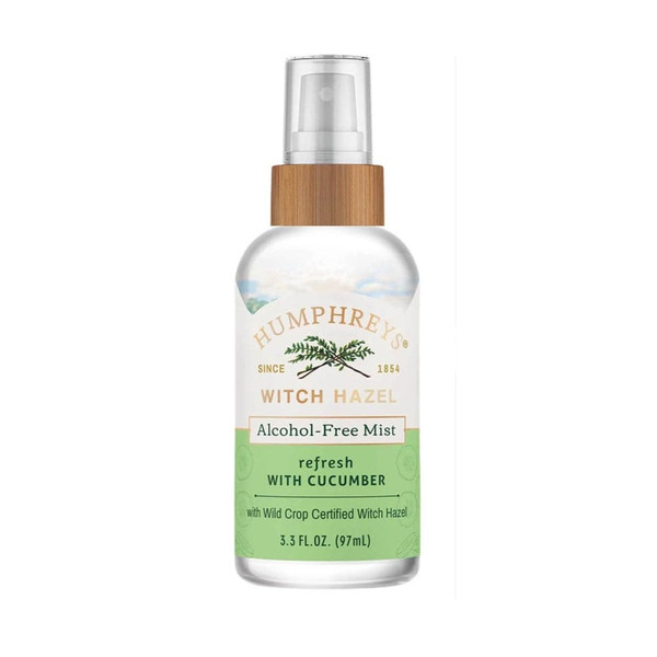 Humphreys Alcohol-Free Cucumber Witch Hazel Toner 3.3 Oz