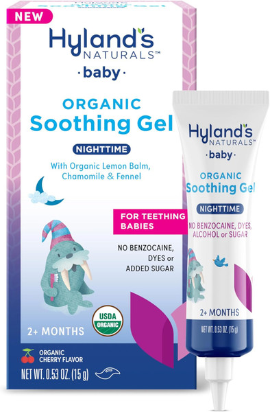 Hyland'S Baby Organic Soothing Gel Nighttime 0.53 Oz