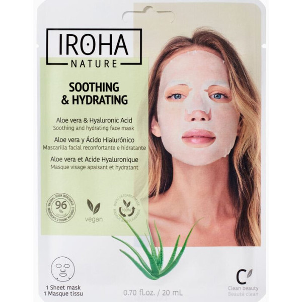 Iroha Nature Soothing & Hydrating Face Mask 0.7 Oz