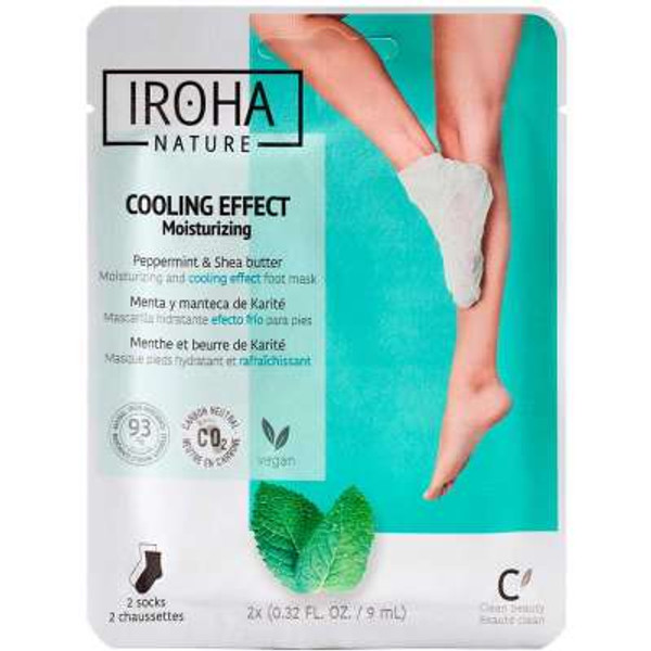 Iroha Nature Foot Mask Moisturizing - 0.32 Ounces