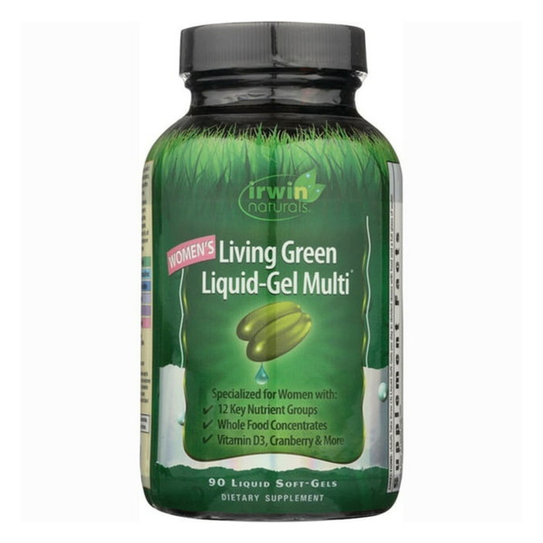 Irwin Naturals Women'S Living Green Liquid-Gel Multi 90 Ct