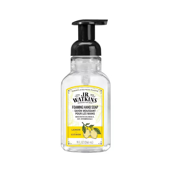 J.R. Watkins Foaming Hand Soap Lemon - 9 Fl Oz