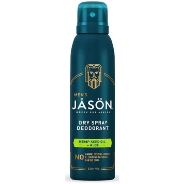 Jason Men'S Dry Spray Deodorant Hemp Seed Oil + Aloe - 3.2 Oz