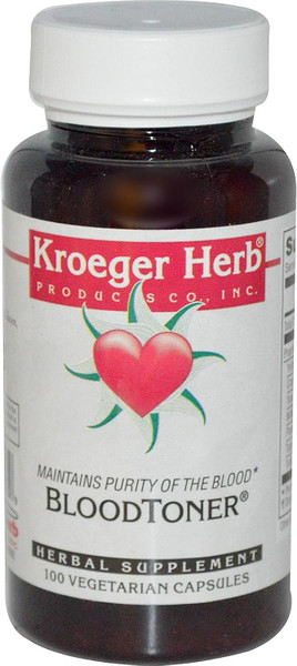 Kroeger Herbs Blood Toner - 100 Cap