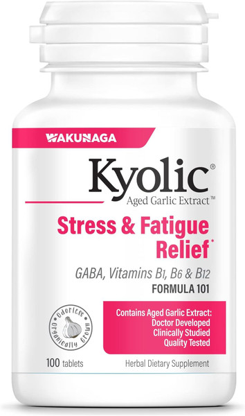 Kyolic Aged Garlic Extract Stress And Fatigue Relief - 100 Ct
