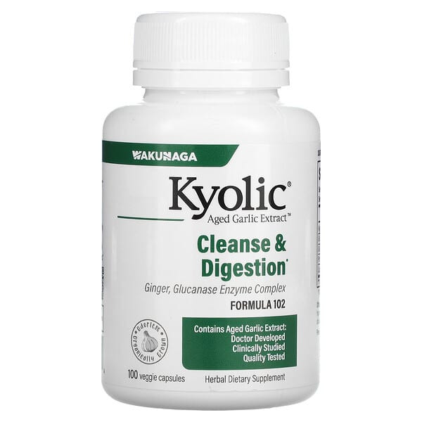 Kyolic Aged Garlic Extract Cleanse And Digestion - 100 Ct
