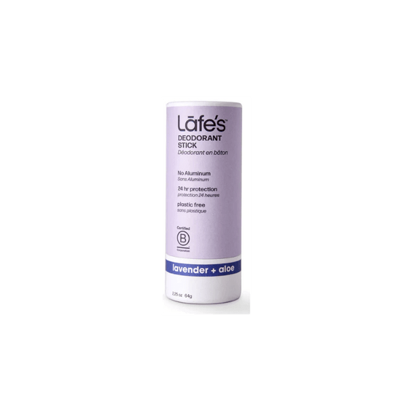 Lafe'S Natural Deodorant Stick Lavender & Aloe - 2.25 Oz