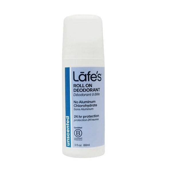 Lafe'S Natural Roll On Deodorant Unscented - 3 Fl Oz